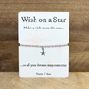 Wish on a Star Carded Bracelet