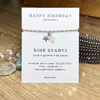 Happy Birthday - 'Wishing You' Rose Quartz Bracelet