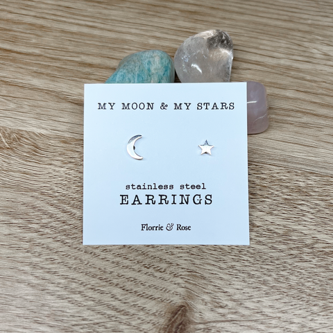 My Moon & My Stars Stud Earrings