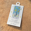 Silver 'the Star' Tarot Card Pendant Necklace