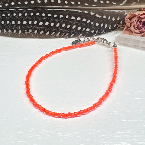 Neon Orange Bracelet