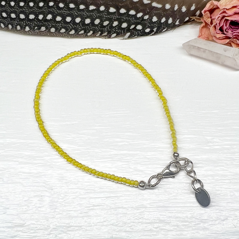 Neon Yellow Bracelet