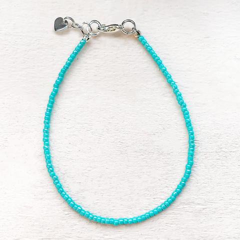 Turquoise Moon Anklet
